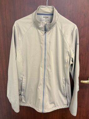 RHONE rain or shine full zip jacket - Griffin Gray/Large